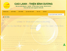 Tablet Screenshot of caolanhvinhhungphu.com